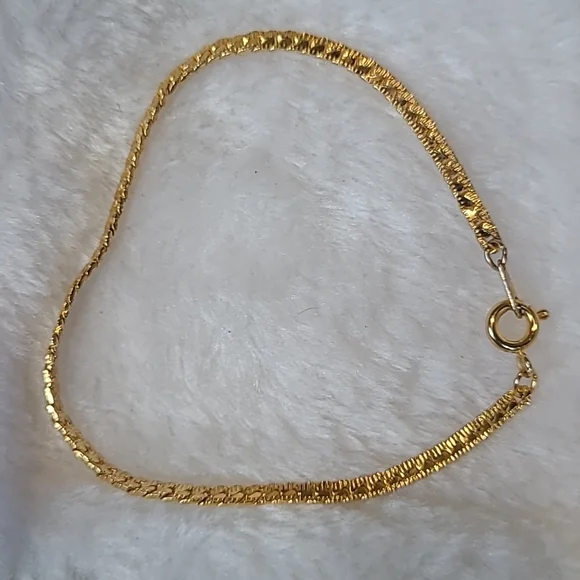 Bracelet Korean Gold Jewelry 24k Gold Gold Necklace Stamped Korea